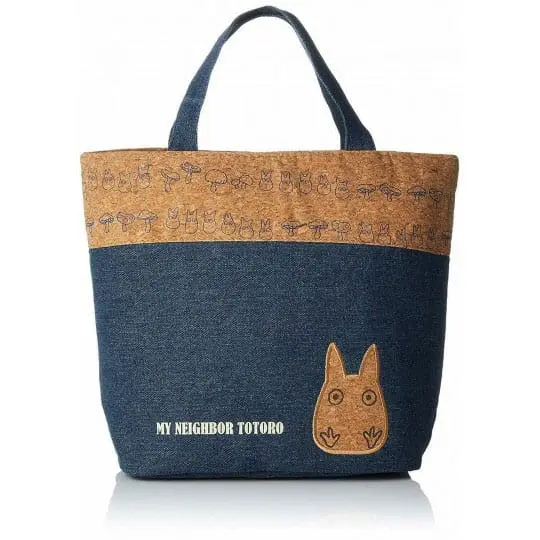 Mein Nachbar Totoro Lunch Tasche cork & denim style Totoro termékfotó