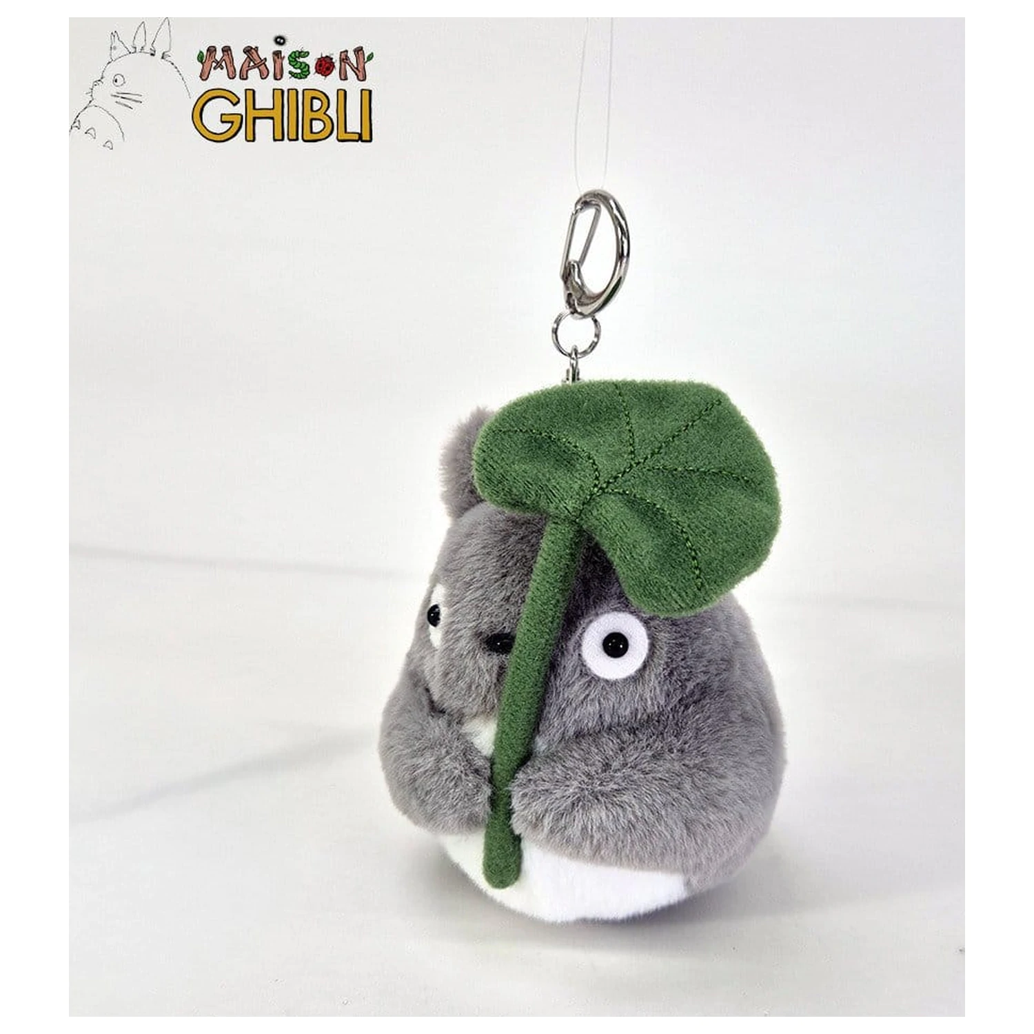 My Neighbor Totoro Nakayoshi Big Totoro with leaf kulcstartó  termékfotó
