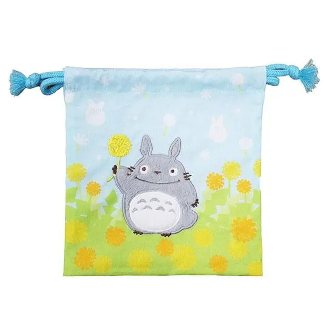 My Neighbor Totoro Laundry Storage Bag Totoro with Flowers 20 x 19 cm termékfotó