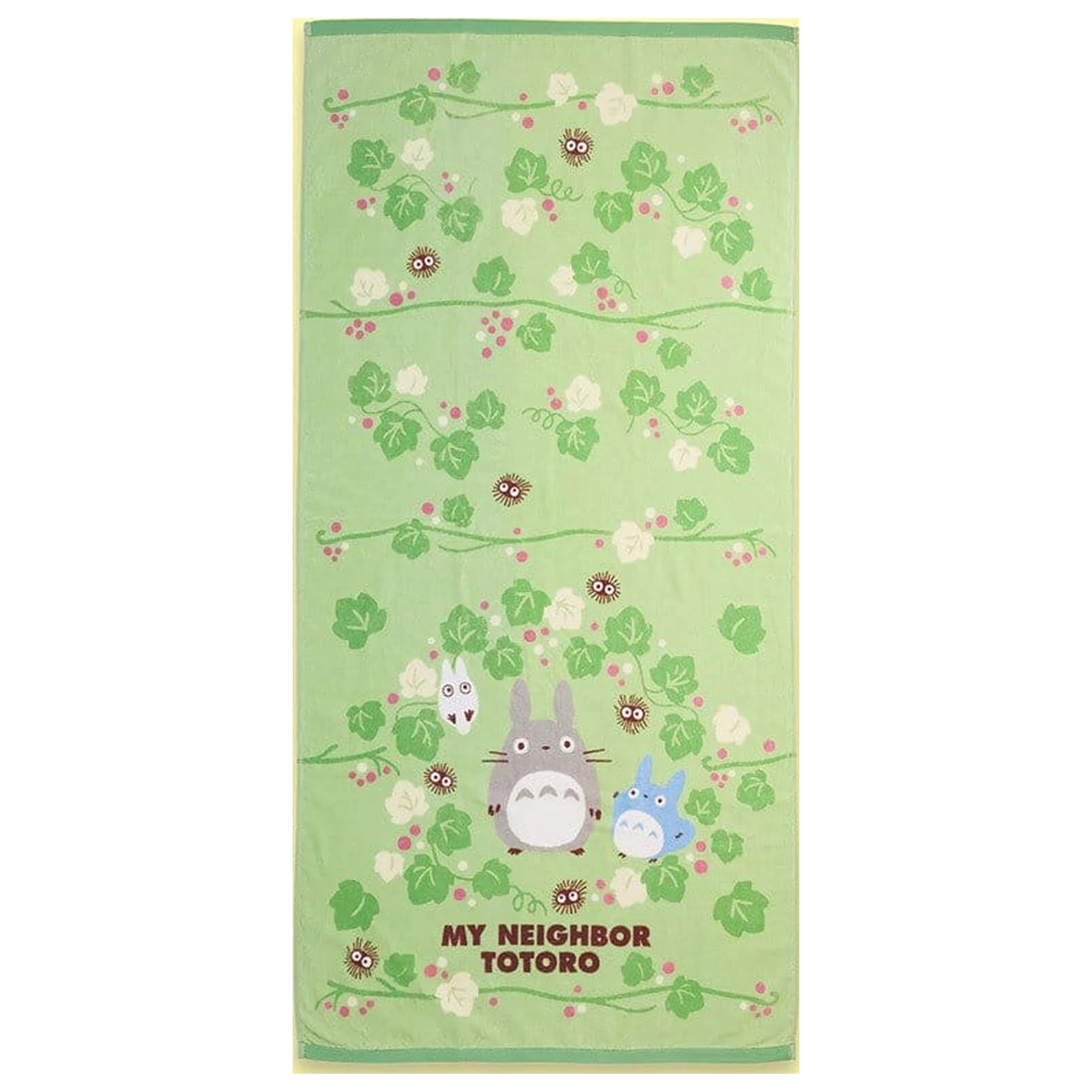 My Neighbor Totoro Totoro Green Leaf törölköző 70 x 140 cm termékfotó