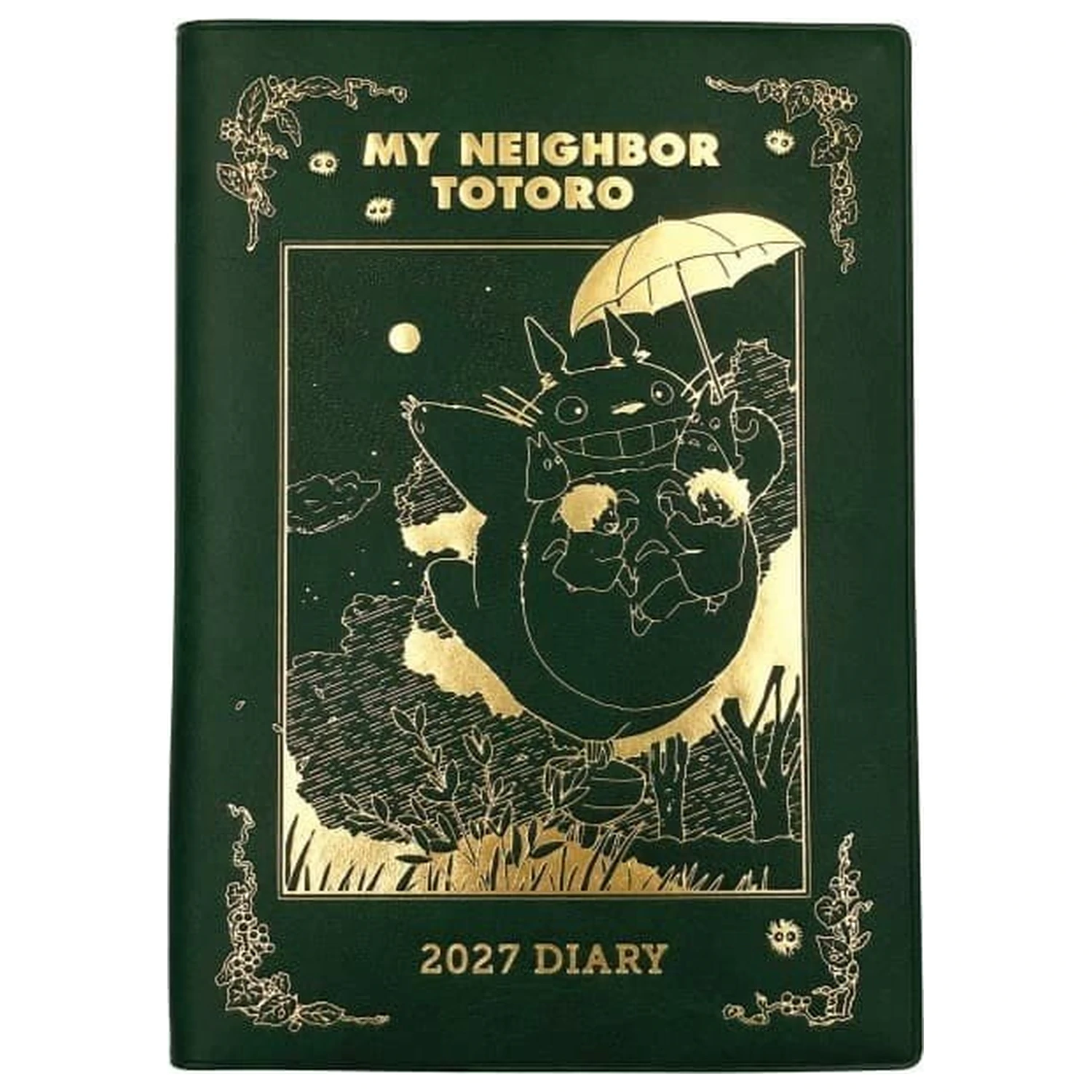 My Neighbor Totoro Totoro spinning top green gold foil keményfedeles füzet  termékfotó