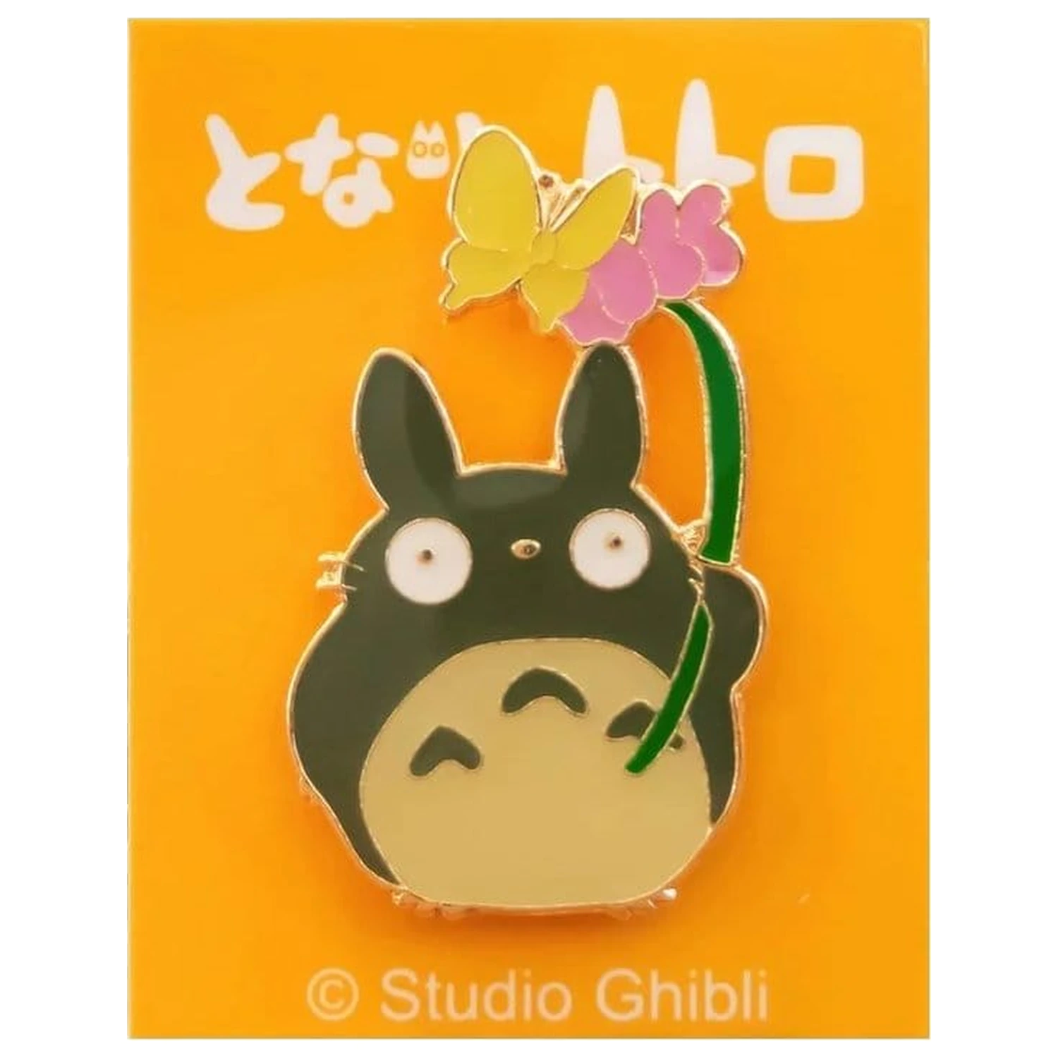 My Neighbor Totoro Totoro With Flower kitűző termékfotó