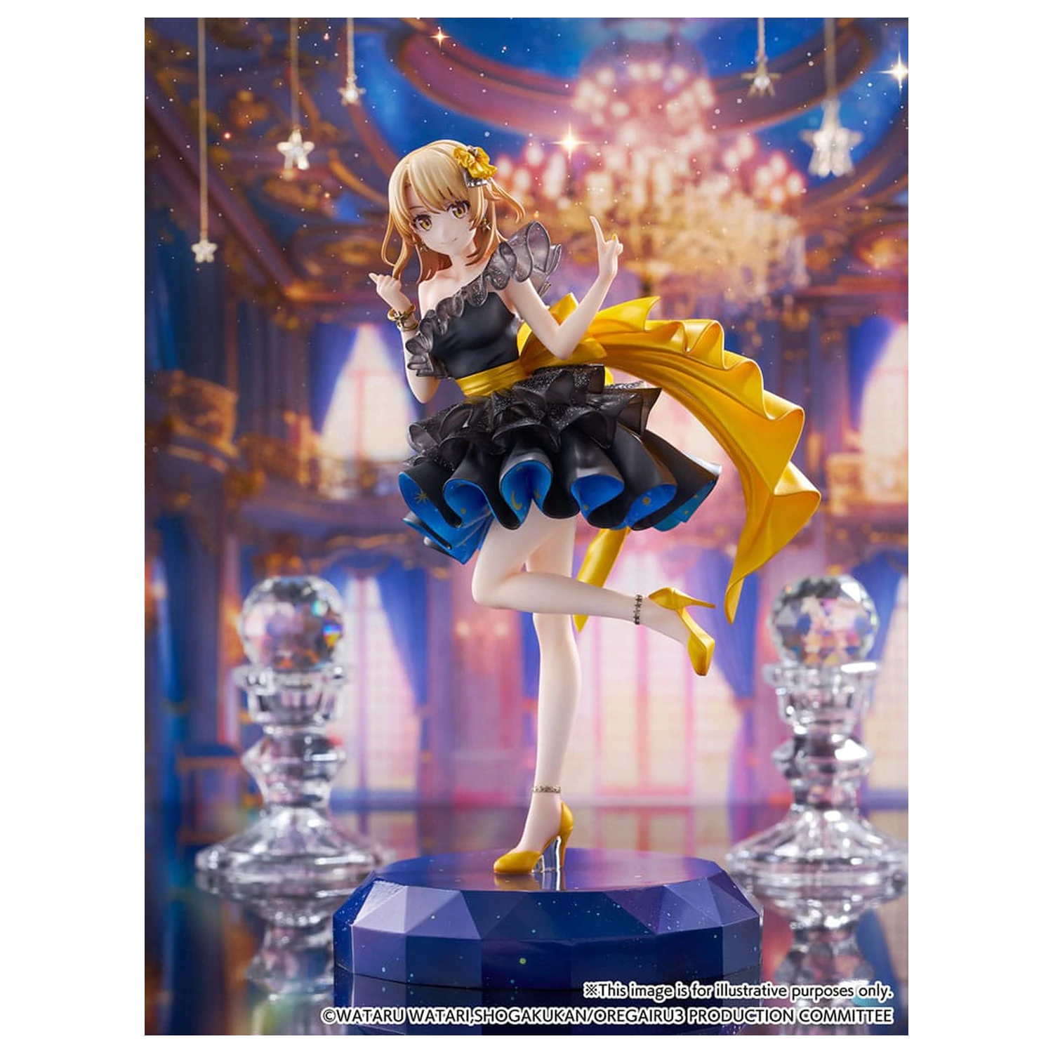 My Youth Romantic Comedy Is Wrong As I Expected. Final SHIBUYA SCRAMBLE figura PVC szobor figura 1/7 Iroha Isshiki Starry Dress Ver. 24 cm  termékfotó