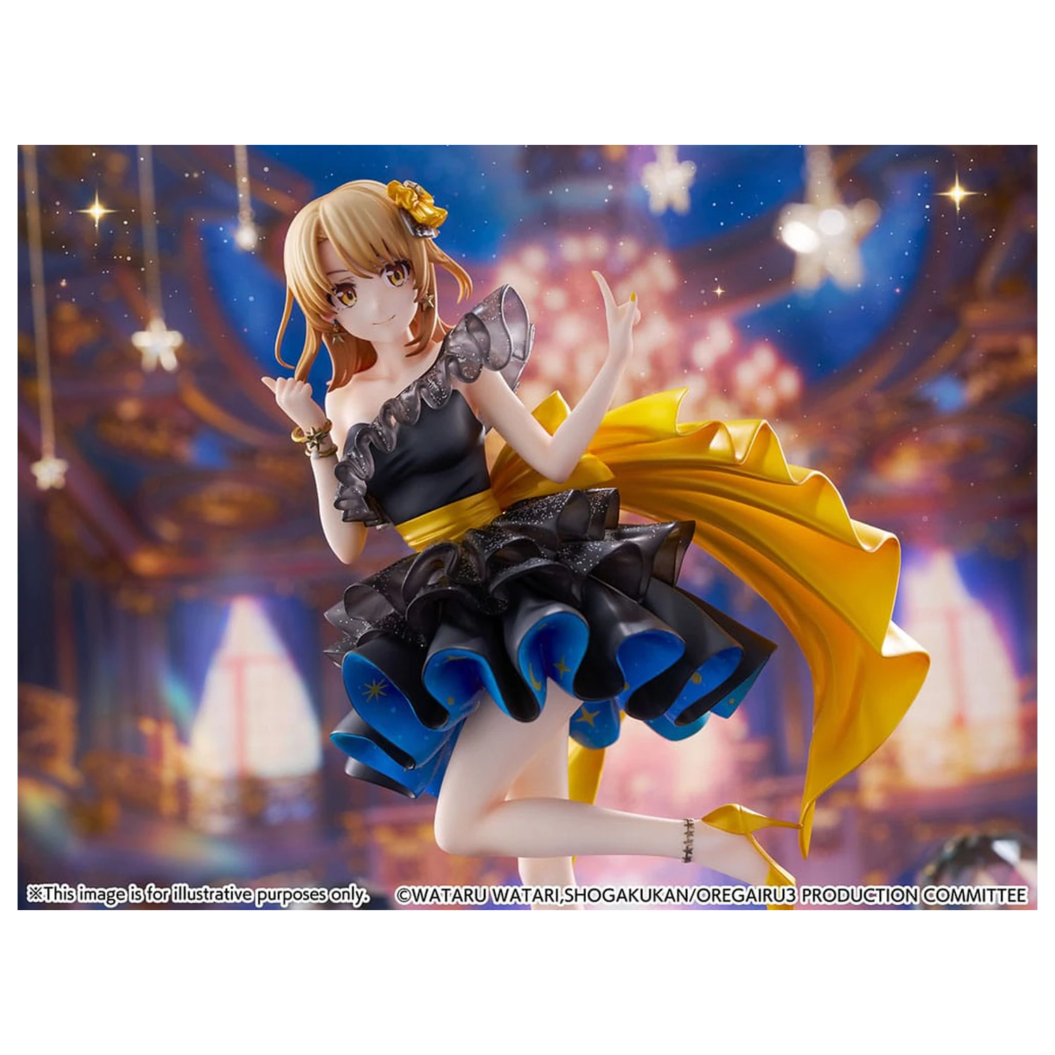 My Youth Romantic Comedy Is Wrong As I Expected. Final SHIBUYA SCRAMBLE figura PVC szobor figura 1/7 Iroha Isshiki Starry Dress Ver. 24 cm  termékfotó