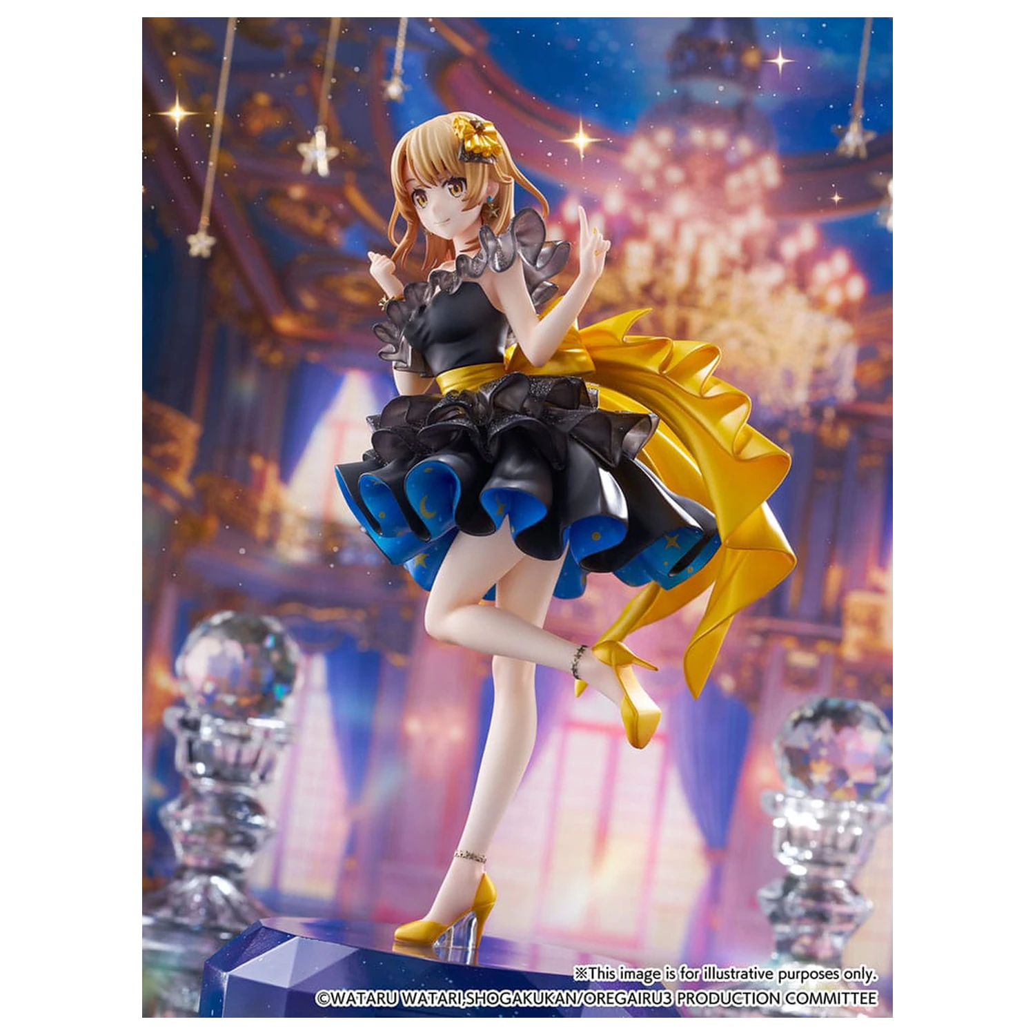 My Youth Romantic Comedy Is Wrong As I Expected. Final SHIBUYA SCRAMBLE figura PVC szobor figura 1/7 Iroha Isshiki Starry Dress Ver. 24 cm  termékfotó