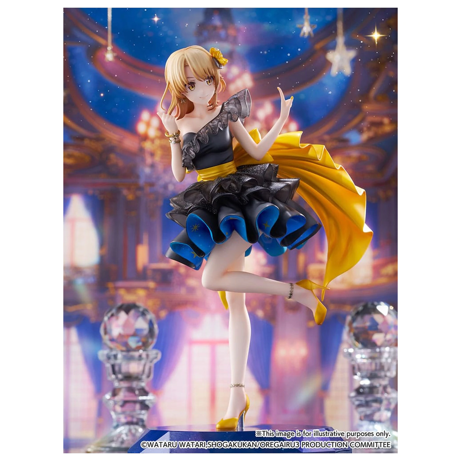 My Youth Romantic Comedy Is Wrong As I Expected. Final SHIBUYA SCRAMBLE figura PVC szobor figura 1/7 Iroha Isshiki Starry Dress Ver. 24 cm  termékfotó
