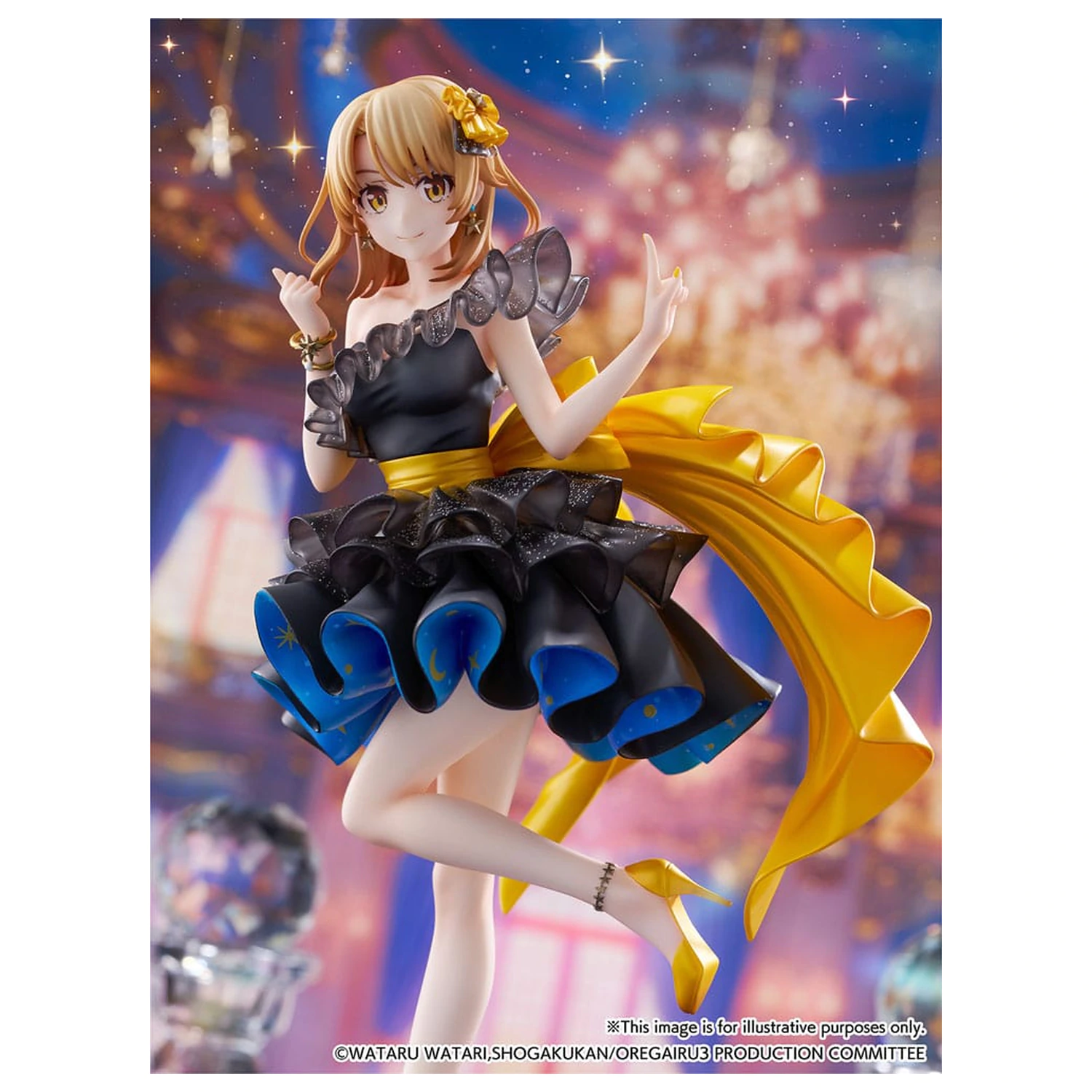 My Youth Romantic Comedy Is Wrong As I Expected. Final SHIBUYA SCRAMBLE figura PVC szobor figura 1/7 Iroha Isshiki Starry Dress Ver. 24 cm  termékfotó