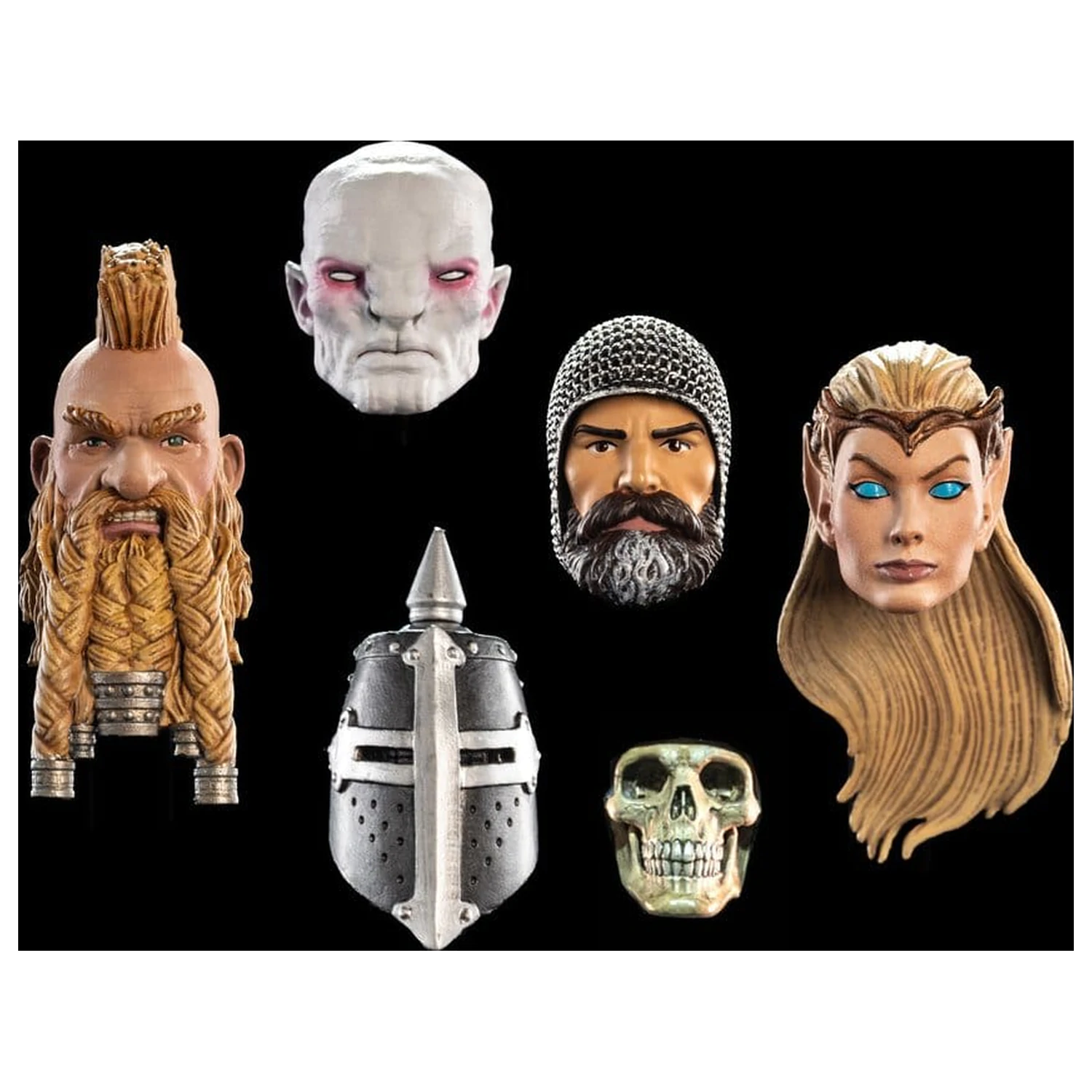 Mythic Legions 5-Pack Heads akciófigura kiegészítő termékfotó