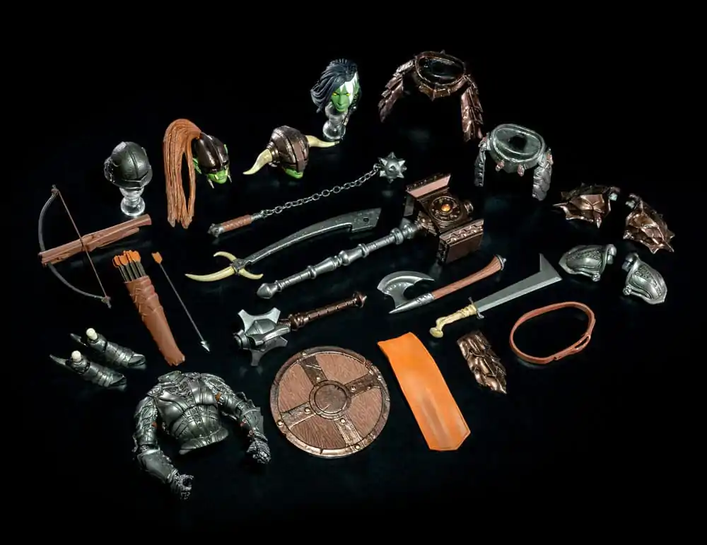 Mythic Legions: Aetherblade Female Orc Builder Deluxe akciófigura  kiegészítő csomag termékfotó