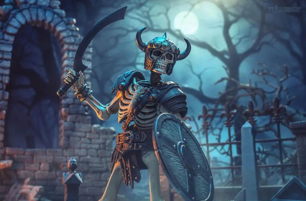 Mythic Legions: All Stars 6 Skeleton Raider akciófigura 15 cm termékfotó