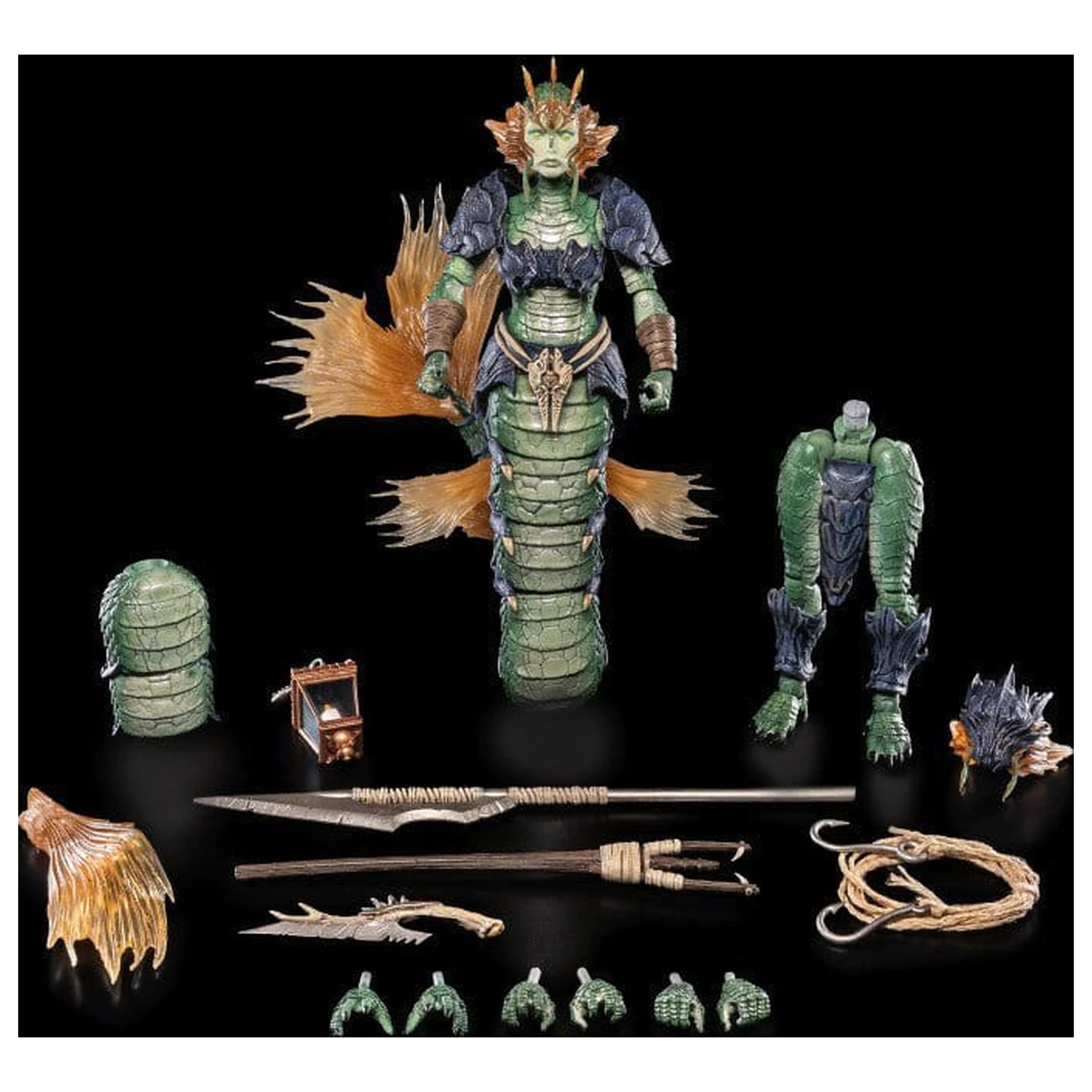 Mythic Legions: Dawns of Discovery akciófigura Sireyn Opalscale Deluxe termékfotó