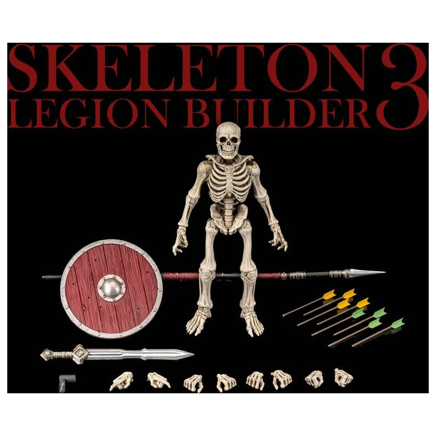 Mythic Legions: Reinforcement 3 akciófigura Skeleton Legion Builder 3 termékfotó