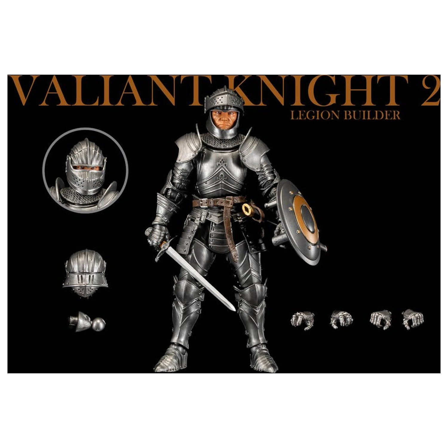 Mythic Legions: Reinforcement 3 akciófigura Valiant Knight 2 Legion Builder termékfotó