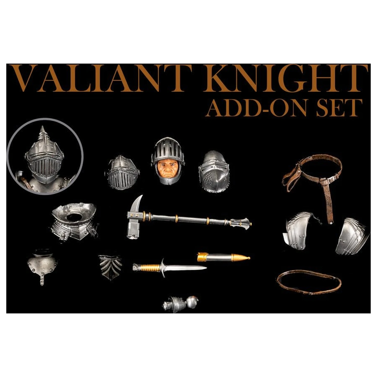 Mythic Legions: Reinforcement 3 Valiant Knight Add-On akciófigura kiegészítő csomag termékfotó