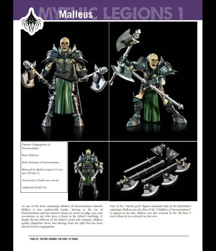 Mythic Legions: The First 10 Year Book Hardcover angol nyelvű termékfotó