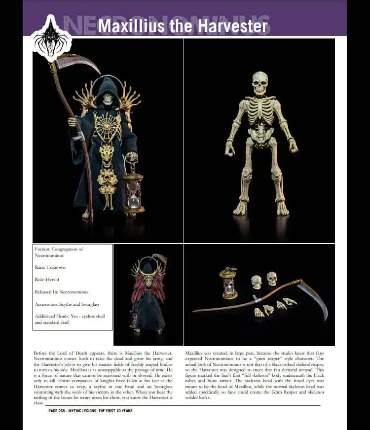 Mythic Legions: The First 10 Year Book Hardcover angol nyelvű termékfotó