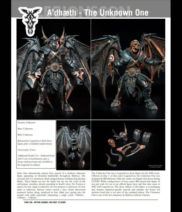 Mythic Legions: The First 10 Year Book Hardcover angol nyelvű termékfotó