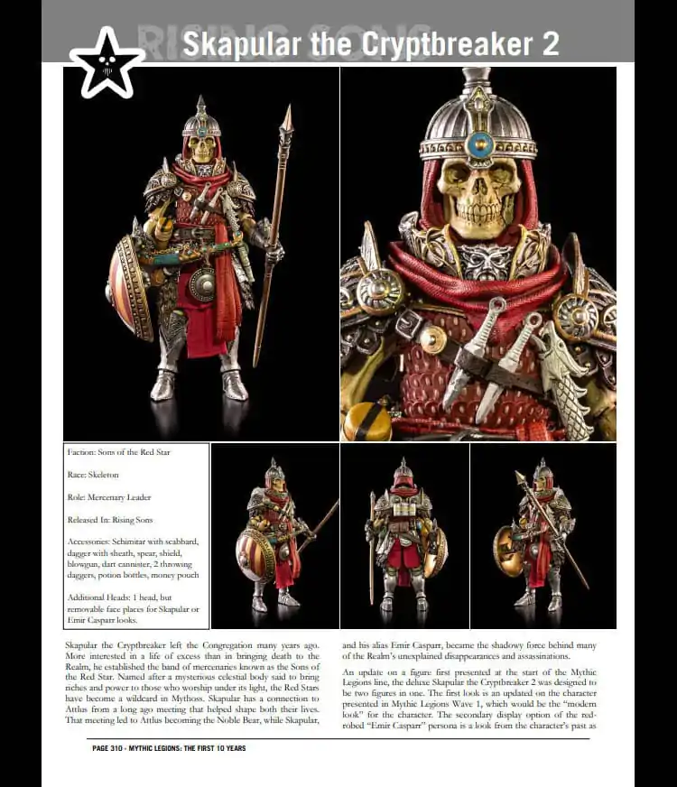 Mythic Legions: The First 10 Year Book Hardcover angol nyelvű termékfotó