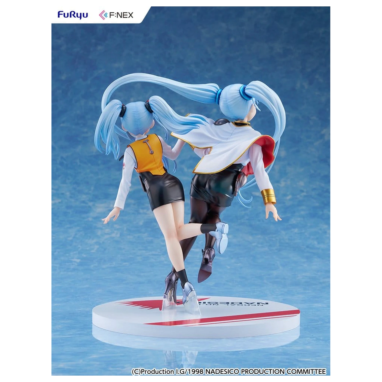 Nadesico the movie The prince of darkness 1/7 Ruri Hoshino double ruriruri Ver. PVC figura 22 cm termékfotó