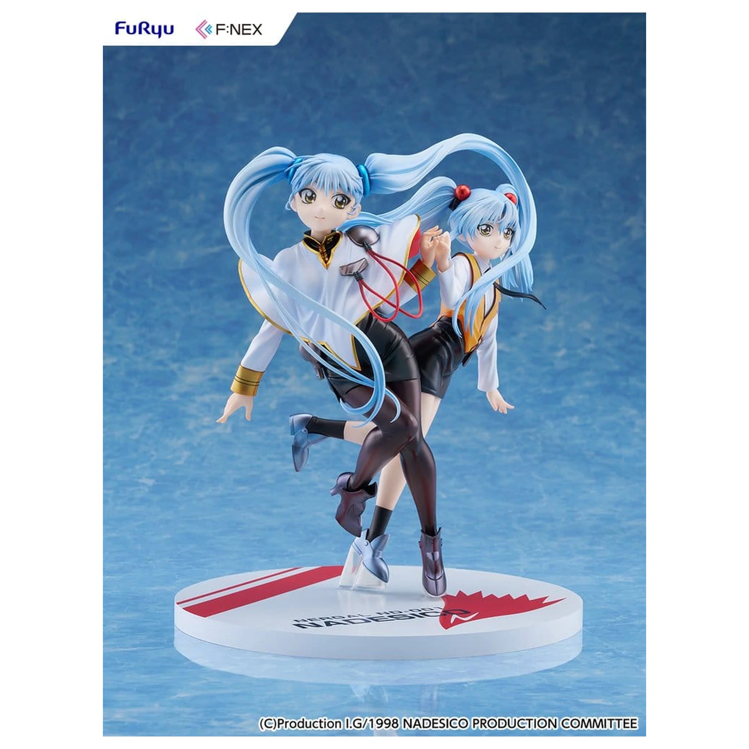 Nadesico the movie The prince of darkness 1/7 Ruri Hoshino double ruriruri Ver. PVC figura 22 cm termékfotó