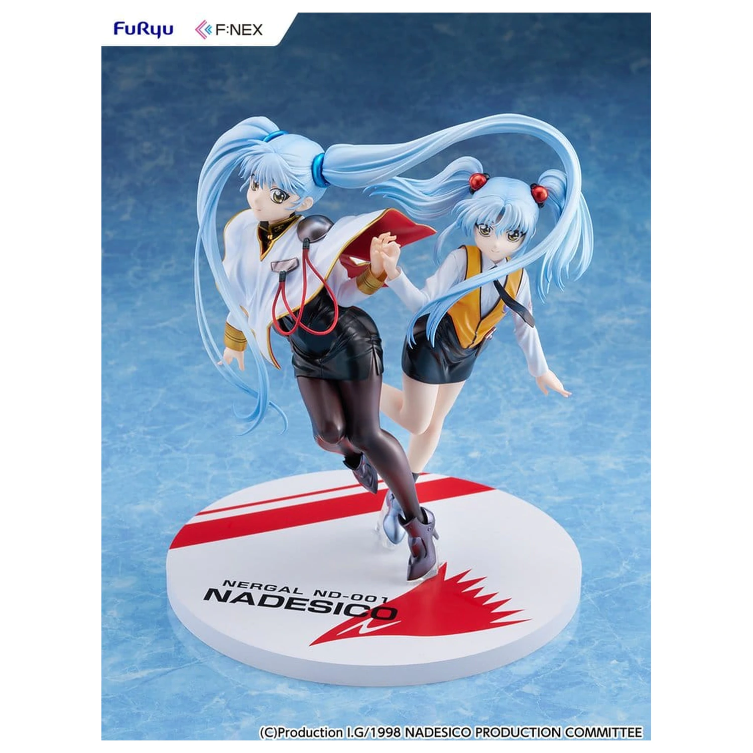 Nadesico the movie The prince of darkness 1/7 Ruri Hoshino double ruriruri Ver. PVC figura 22 cm termékfotó