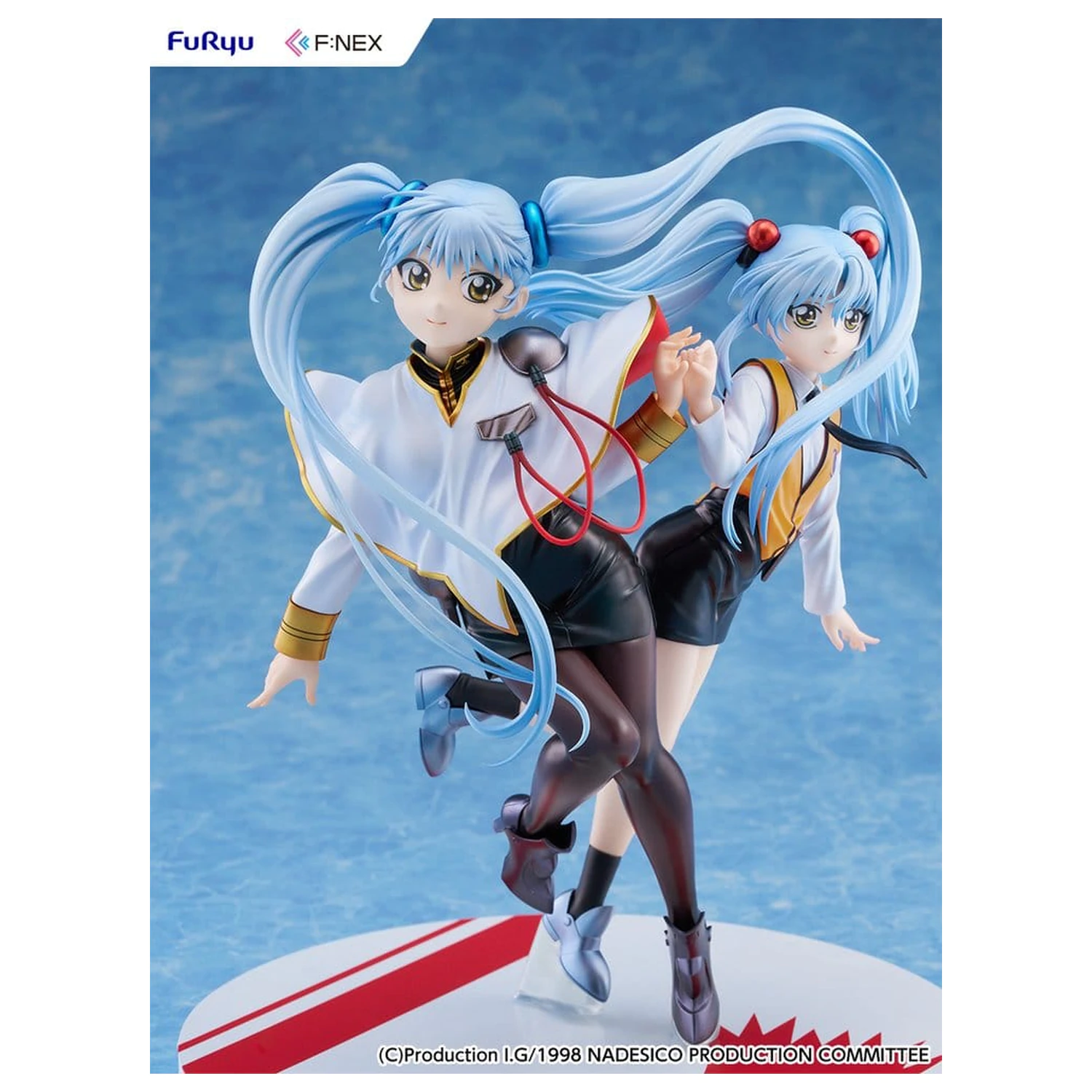 Nadesico the movie The prince of darkness 1/7 Ruri Hoshino double ruriruri Ver. PVC figura 22 cm termékfotó