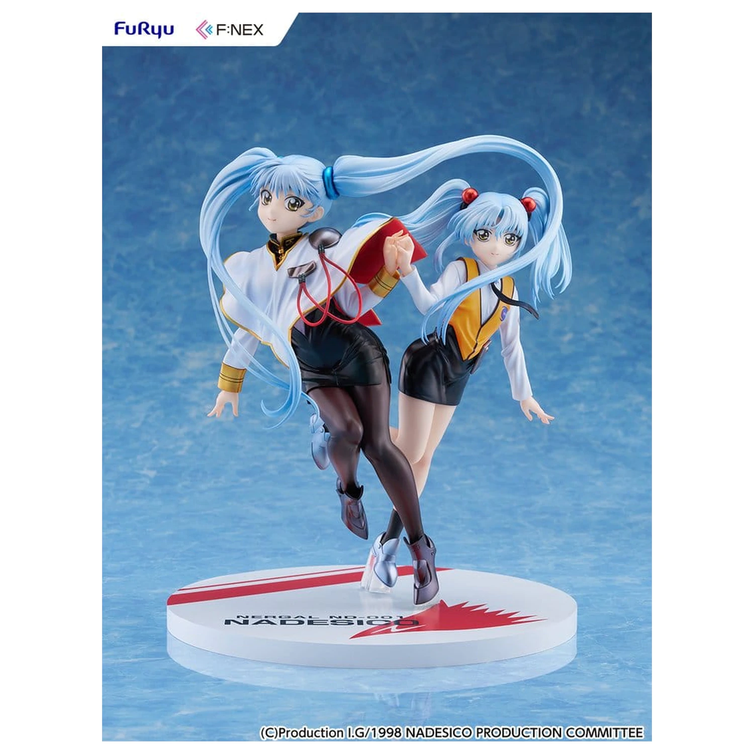 Nadesico the movie The prince of darkness 1/7 Ruri Hoshino double ruriruri Ver. PVC figura 22 cm termékfotó