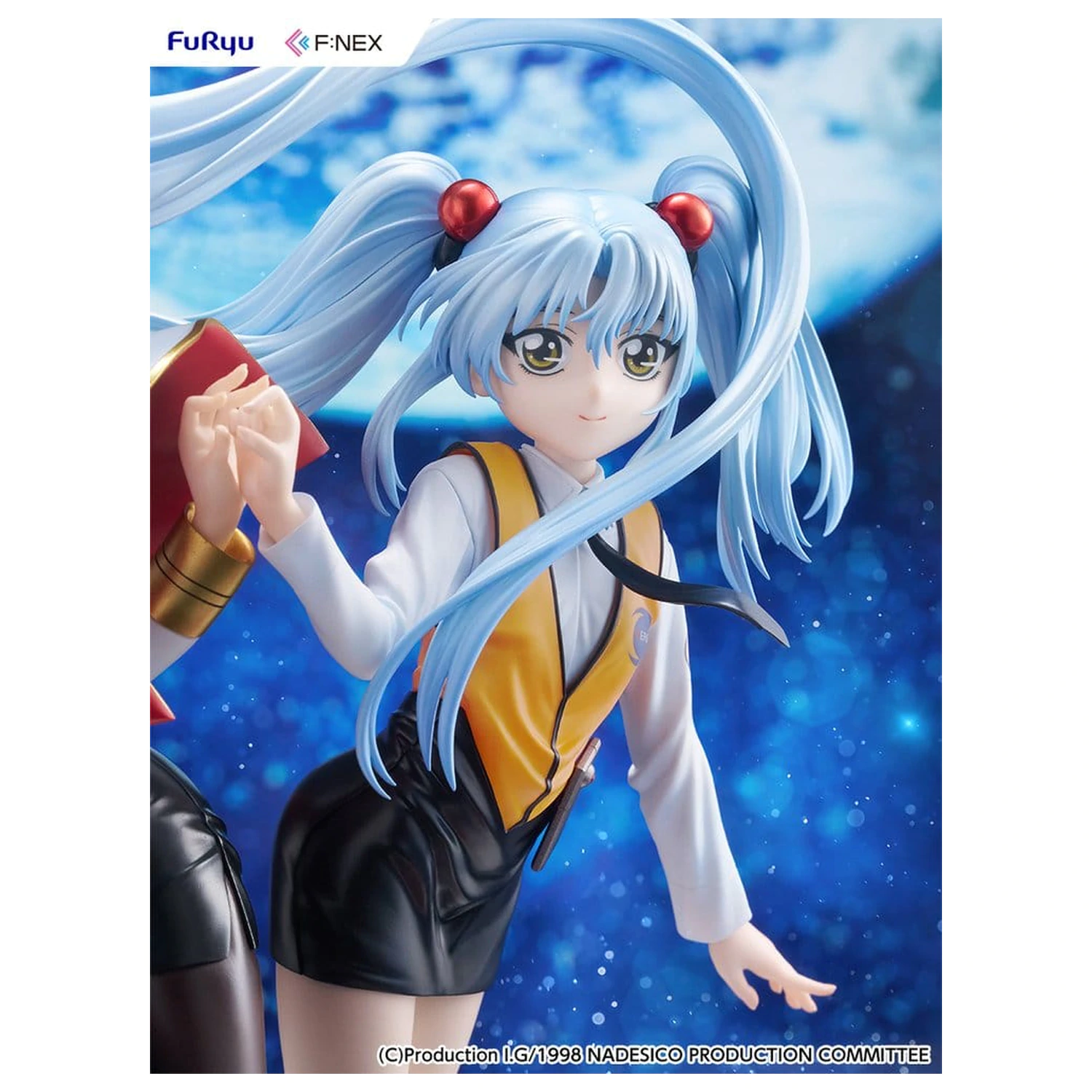 Nadesico the movie The prince of darkness 1/7 Ruri Hoshino double ruriruri Ver. PVC figura 22 cm termékfotó