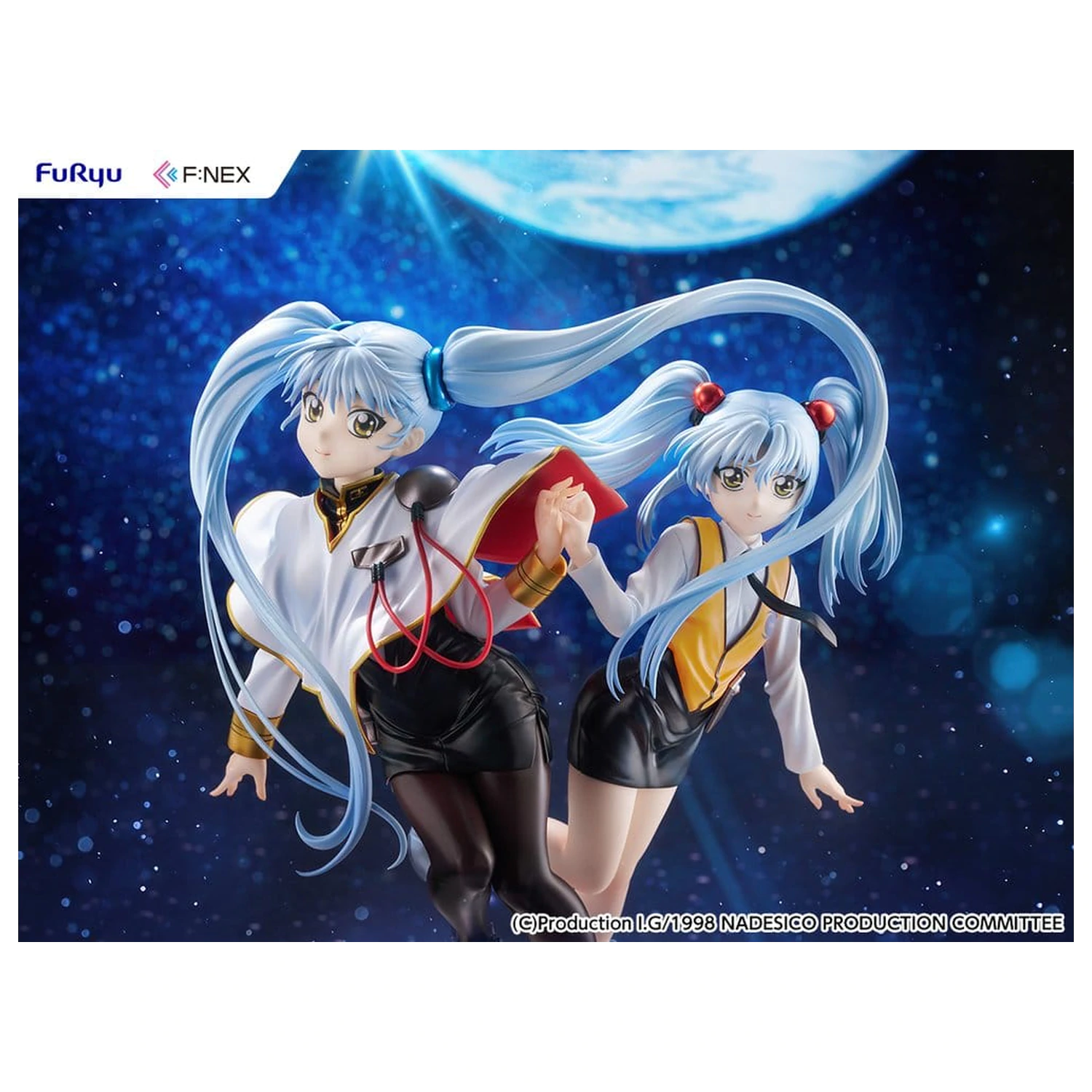 Nadesico the movie The prince of darkness 1/7 Ruri Hoshino double ruriruri Ver. PVC figura 22 cm termékfotó