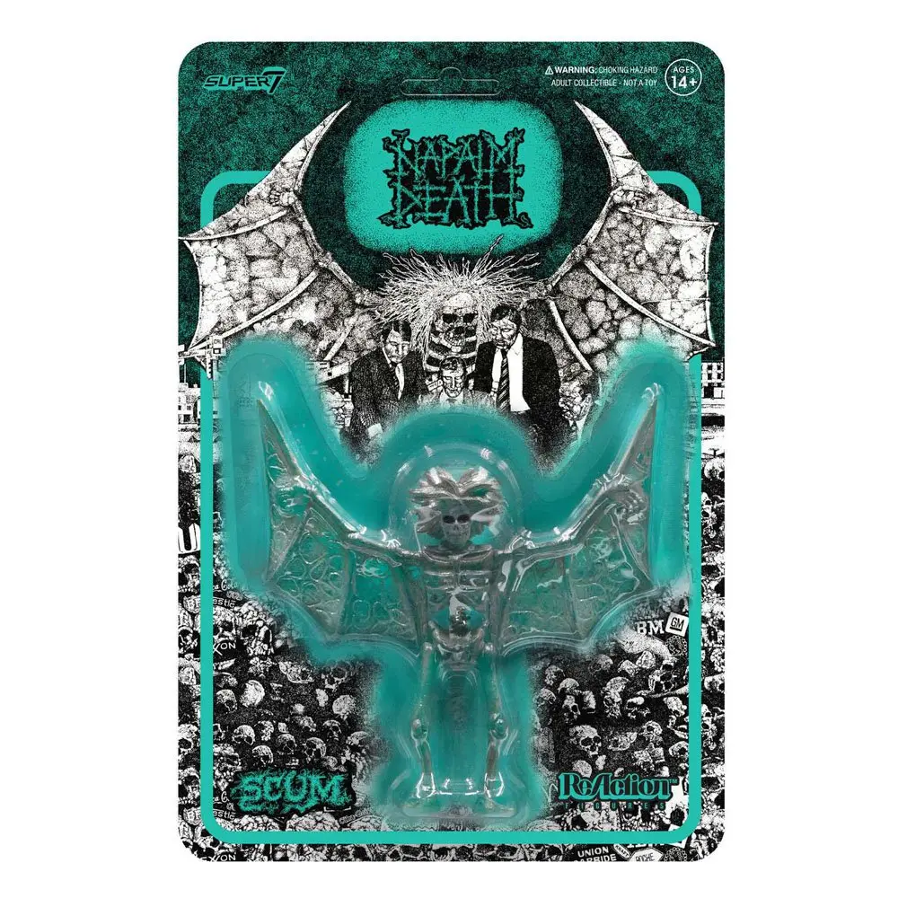 Napalm Death ReAction Scum Demon (Aquamarine) akciófigura 10 cm termékfotó
