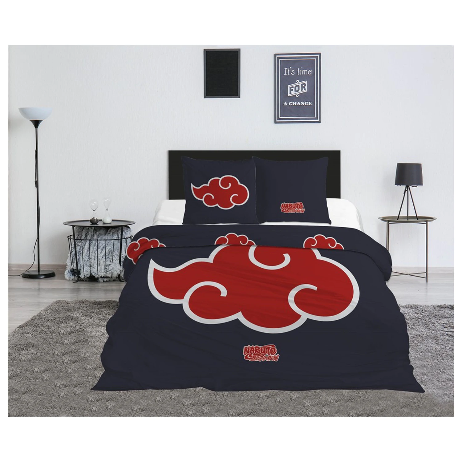 Naruto Akatsuki dupla, kétszemélyes ágyneműhuzat termékfotó