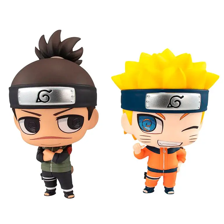 Naruto Chimimega Buddy Series Umino Iruka &amp; Uzumaki 2db-os figura csomag 7cm termékfotó