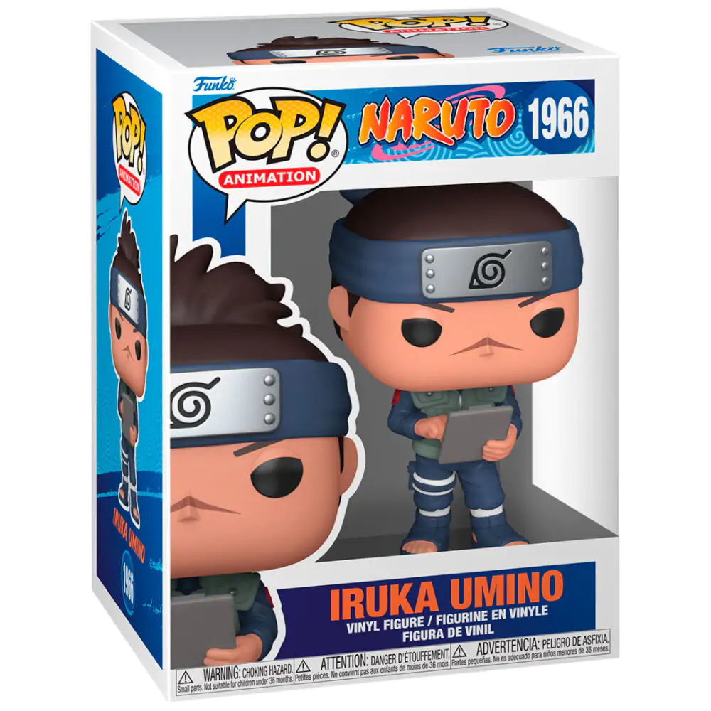 Naruto Classic Pop! Animation Vinyl figura Iruka Umino 9 cm termékfotó