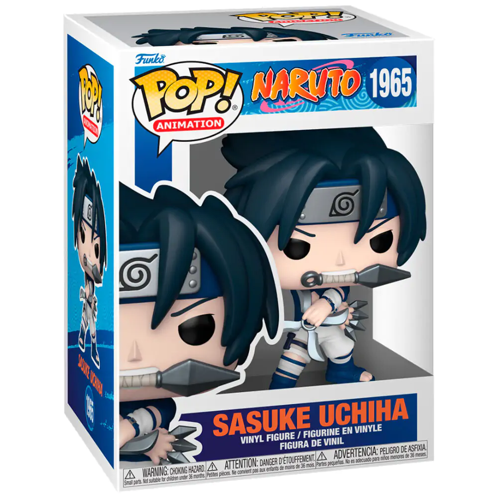 Naruto Classic Pop! Animation Vinyl figura Sasuke 9 cm termékfotó