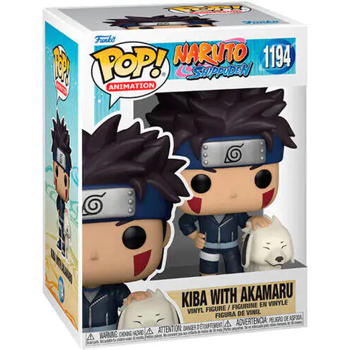 Naruto Funko POP! Animation Vinyl figura Kiba w/Akamaru 9 cm termékfotó