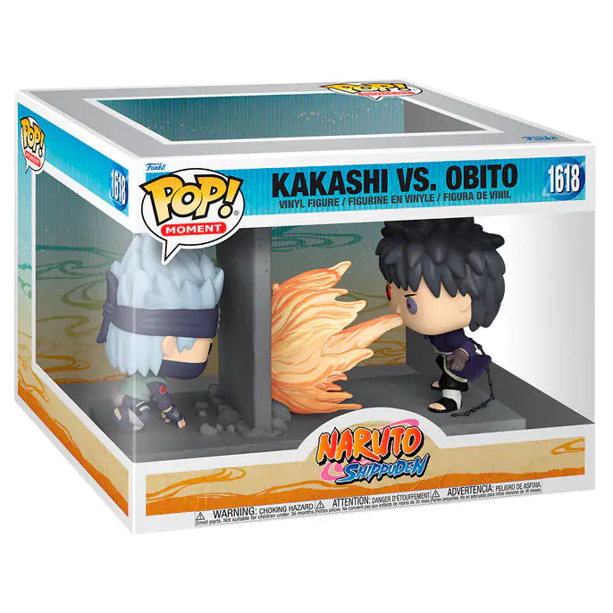 Naruto Funko POP! Moment Vinyl figura csomag Kakashi Vs Obito 9 cm termékfotó