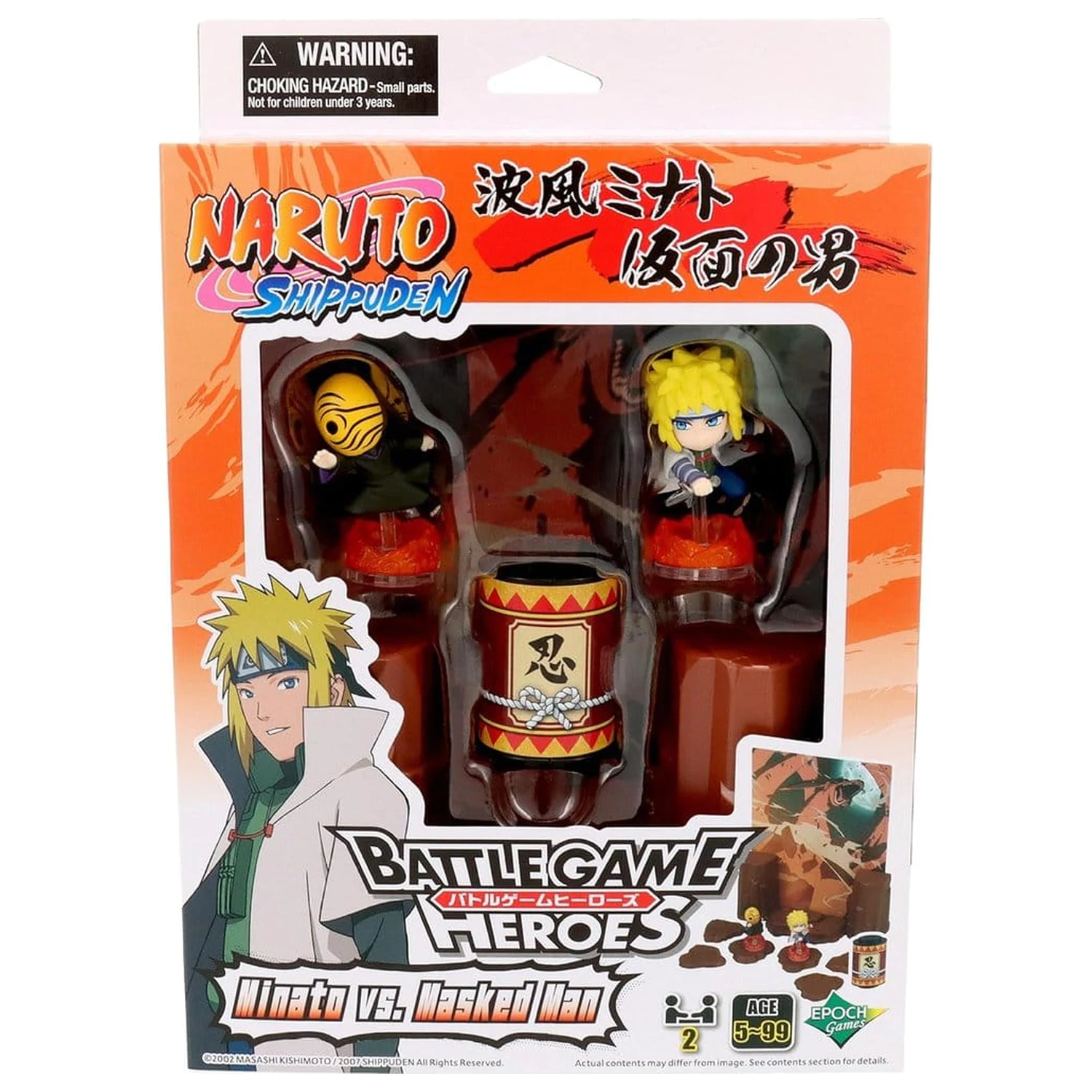 Naruto game Minato vs. Masked Man társasjáték termékfotó
