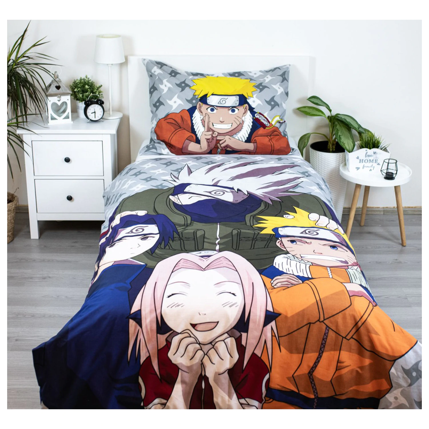 Naruto Grey ágyneműhuzat  termékfotó
