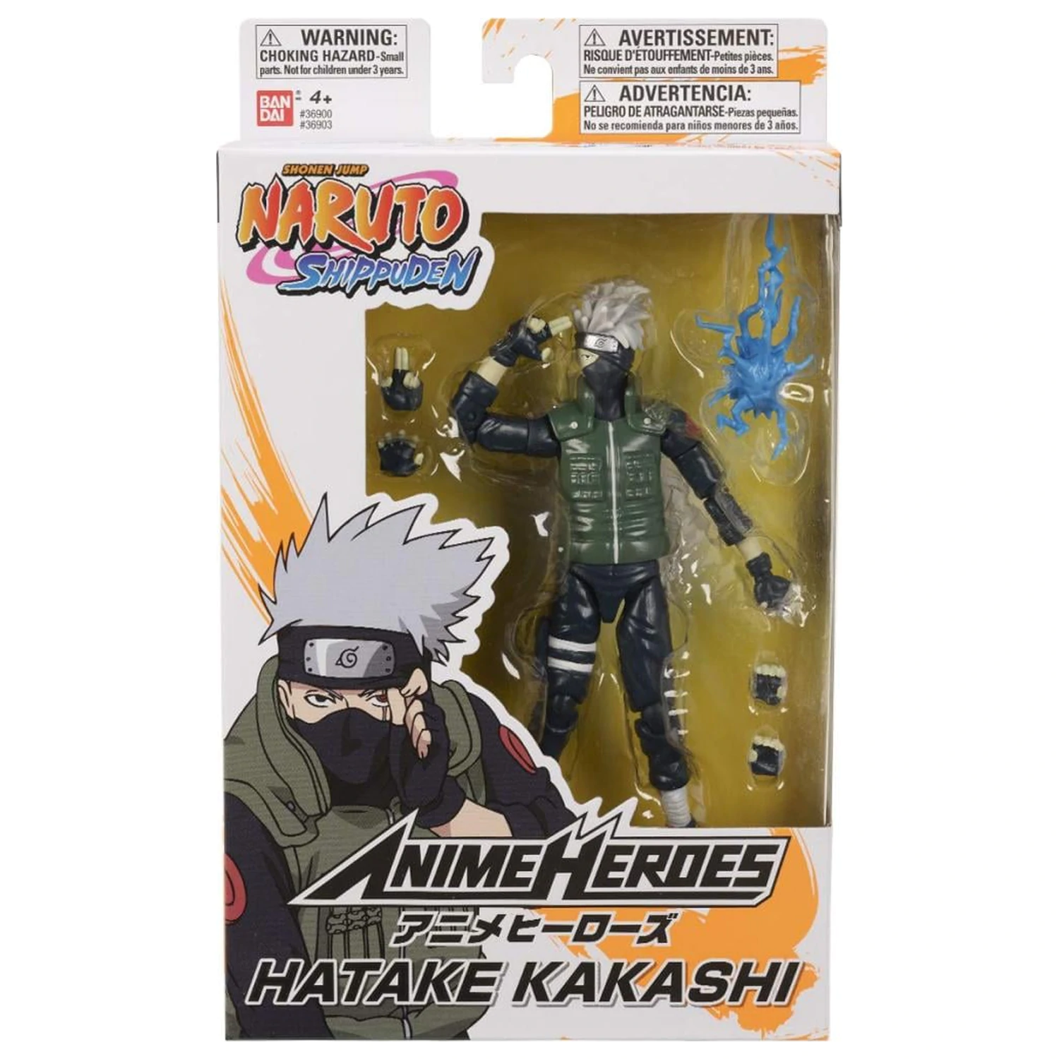 Naruto Hatake Kakashi figura Anime Heroes 17cm termékfotó