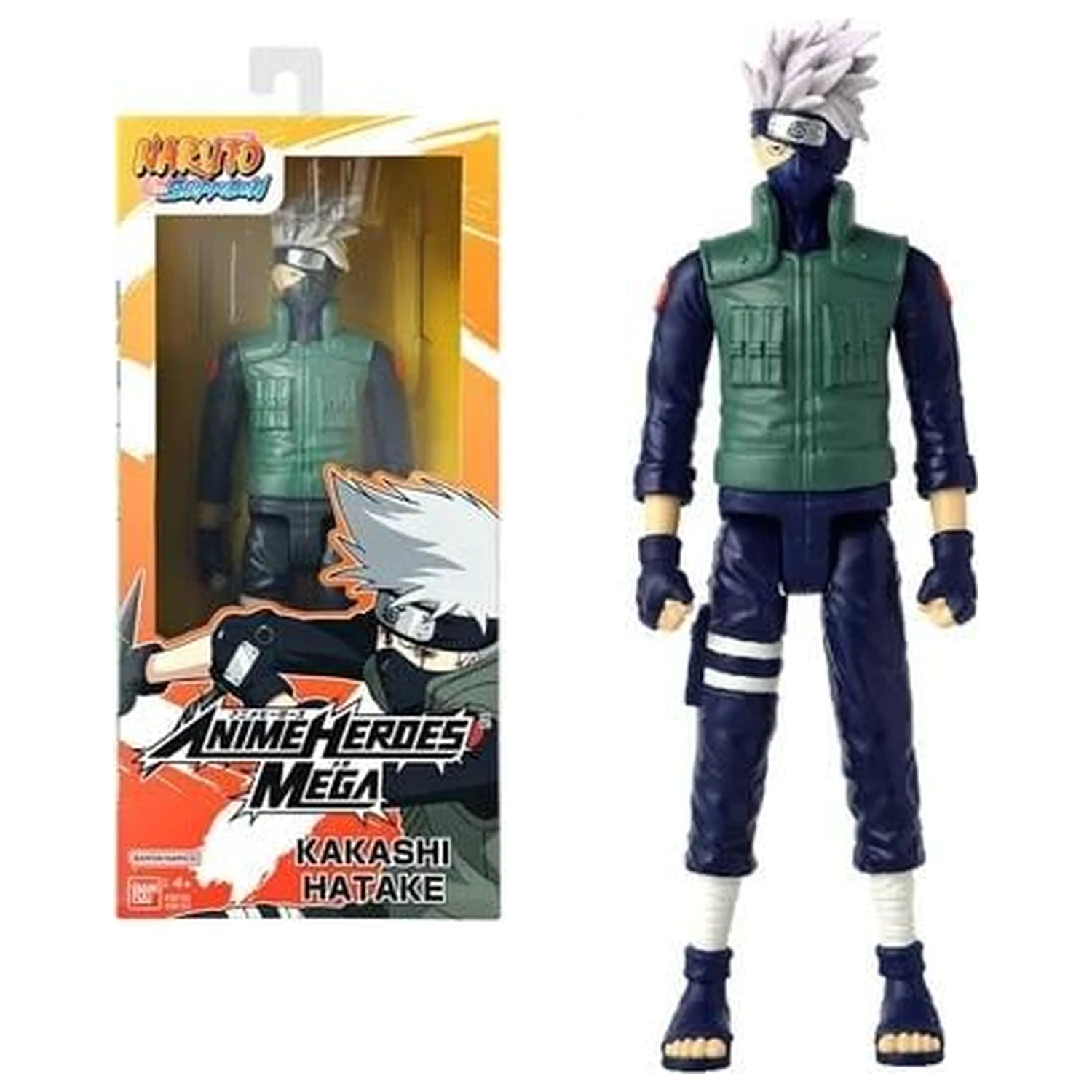 NARUTO Kakashi Anime Heroes Mega figura 30cm termékfotó