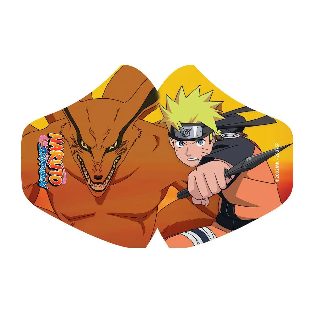 Naruto Naruto &amp; Kurama szájmaszk termékfotó