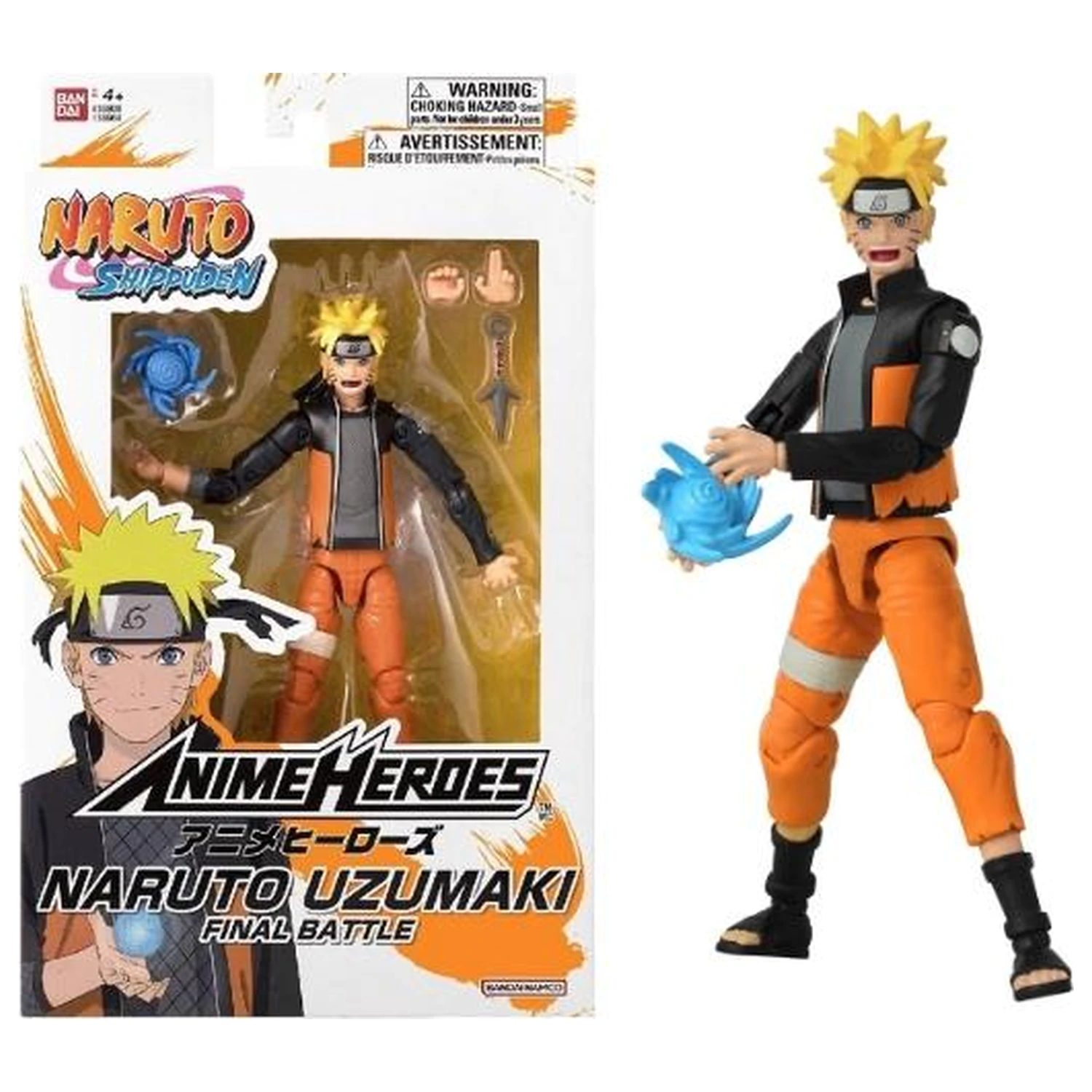 NARUTO Naruto "Final Battle" figura Anime Heroes 17cm termékfotó