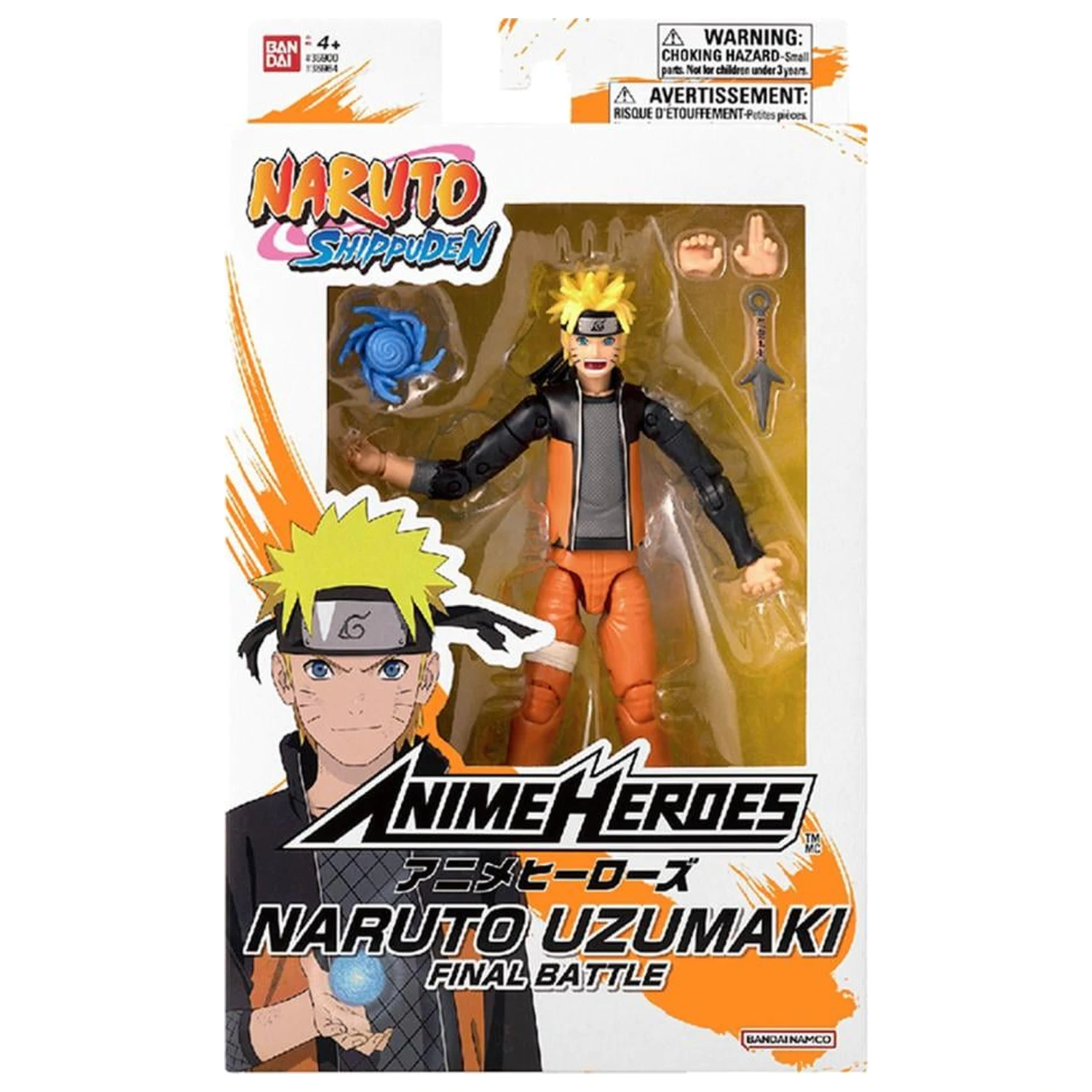 NARUTO Naruto "Final Battle" figura Anime Heroes 17cm termékfotó