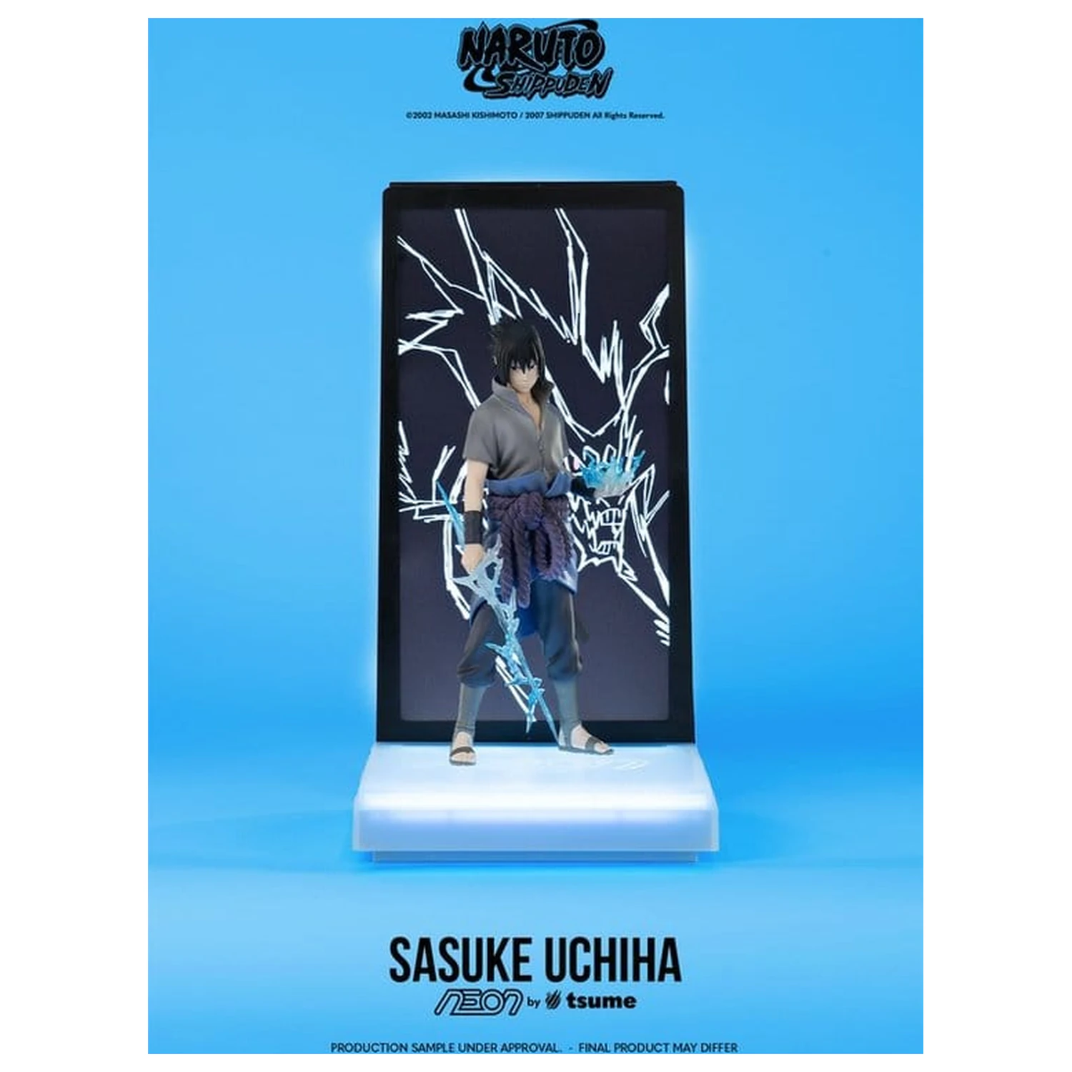 Naruto Neon figura 1/9 Sasuke Uchiha 25 cm termékfotó