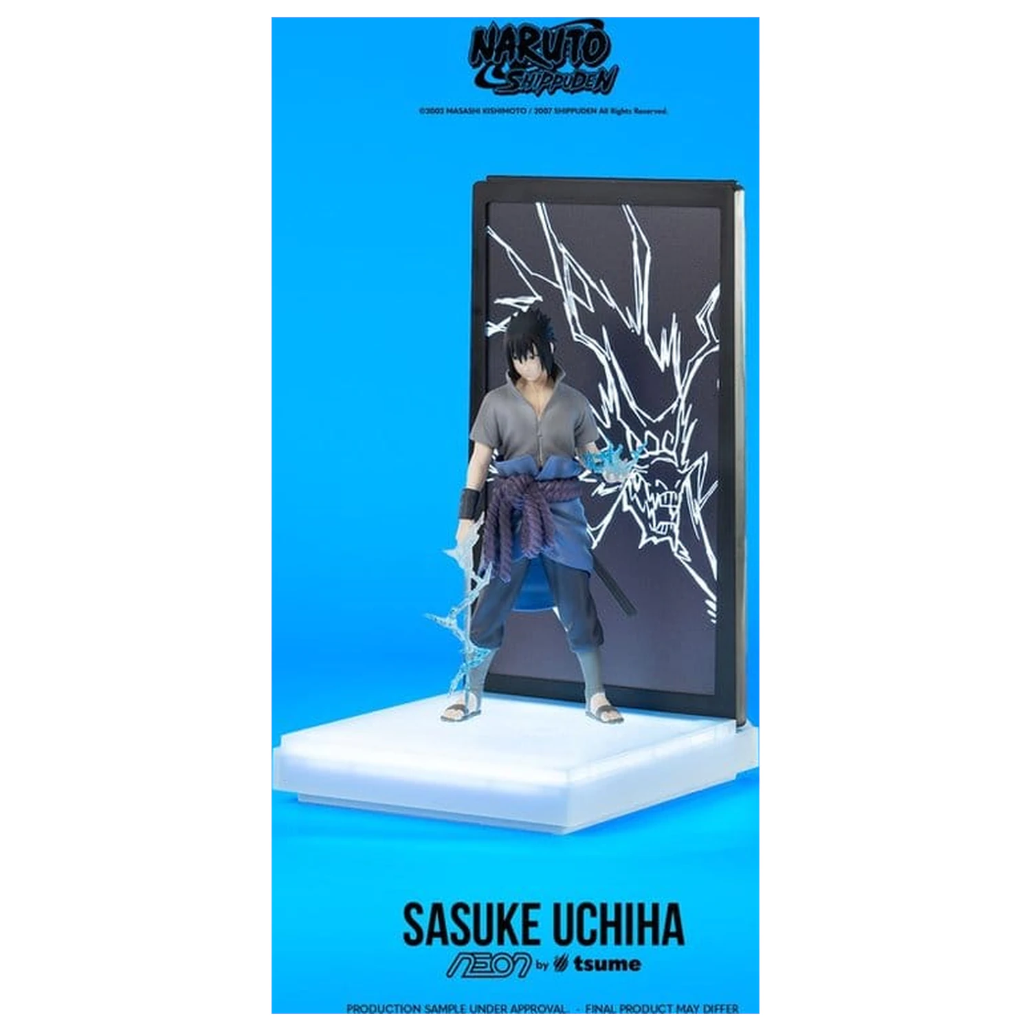 Naruto Neon figura 1/9 Sasuke Uchiha 25 cm termékfotó