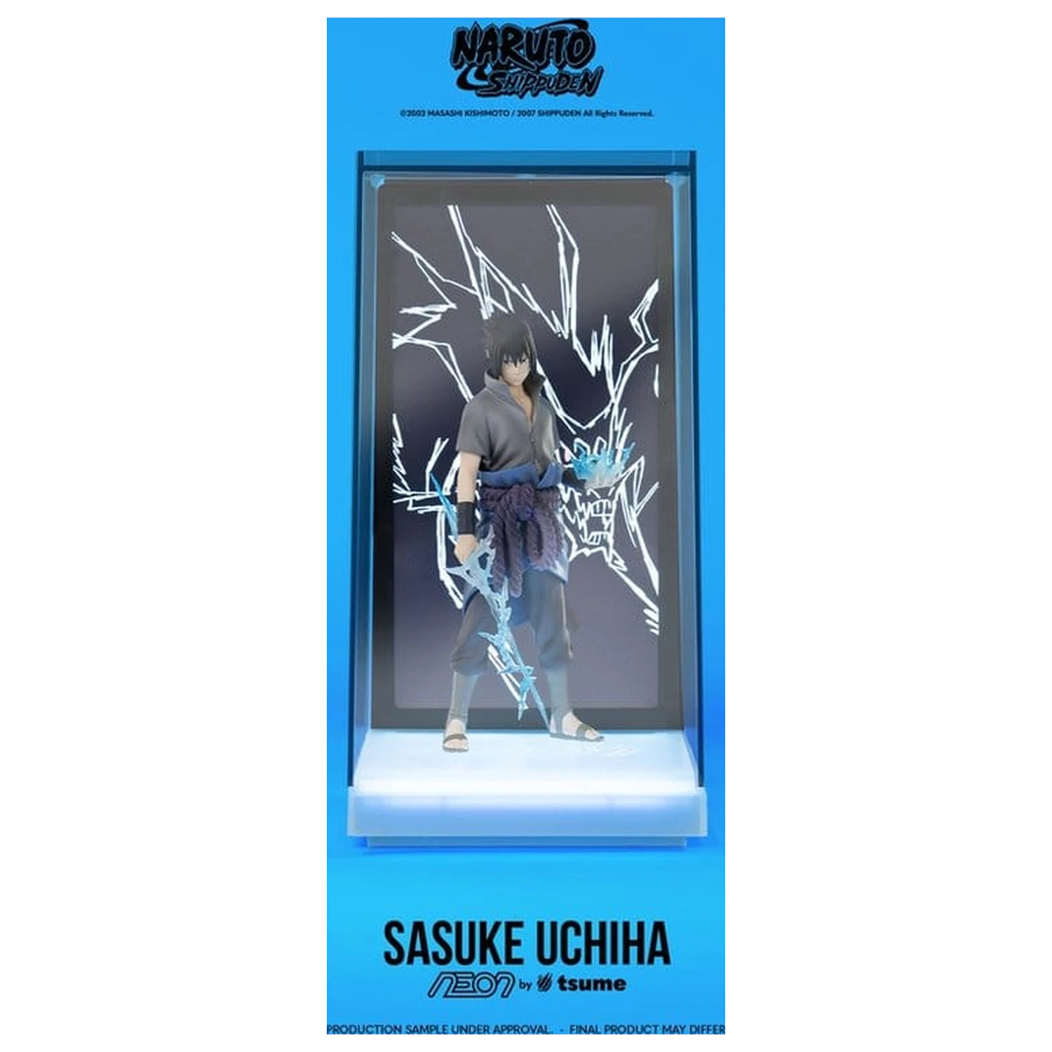 Naruto Neon figura 1/9 Sasuke Uchiha 25 cm termékfotó