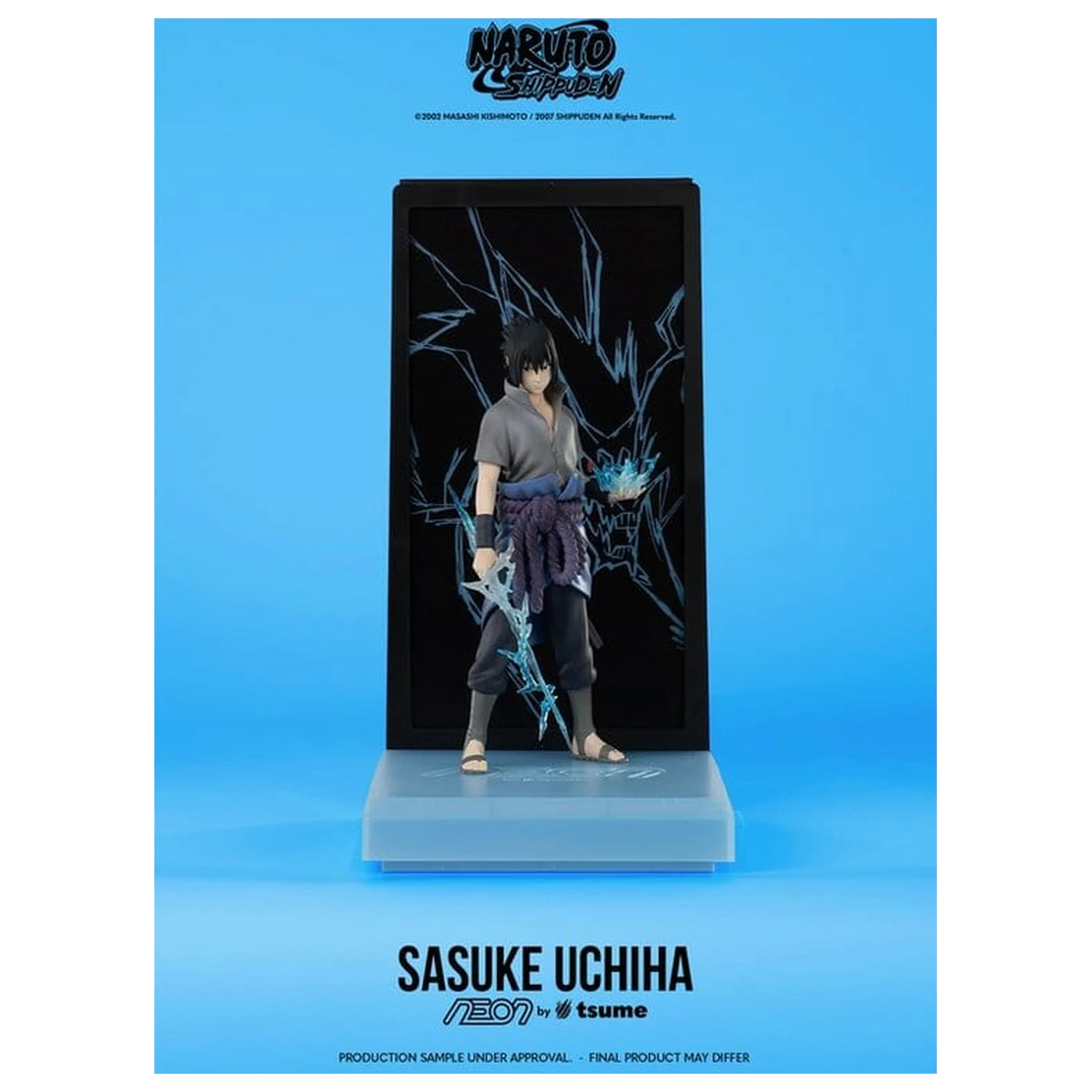 Naruto Neon figura 1/9 Sasuke Uchiha 25 cm termékfotó