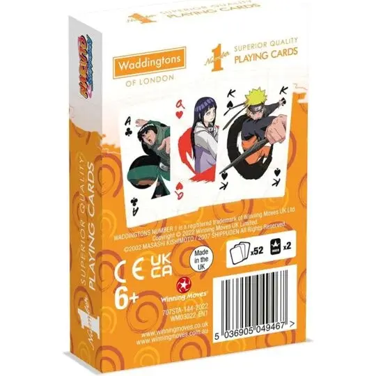 Naruto Number 1 Playing Cards *German Packaging* termékfotó