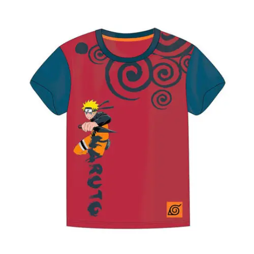 Naruto piros gyerek póló termékfotó