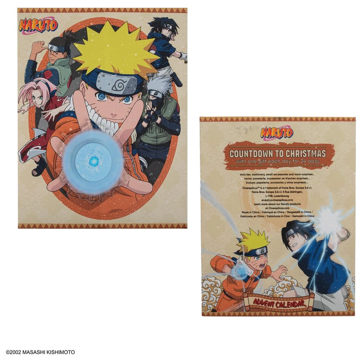 Naruto Rasengan adventi kalendárium 2026 termékfotó